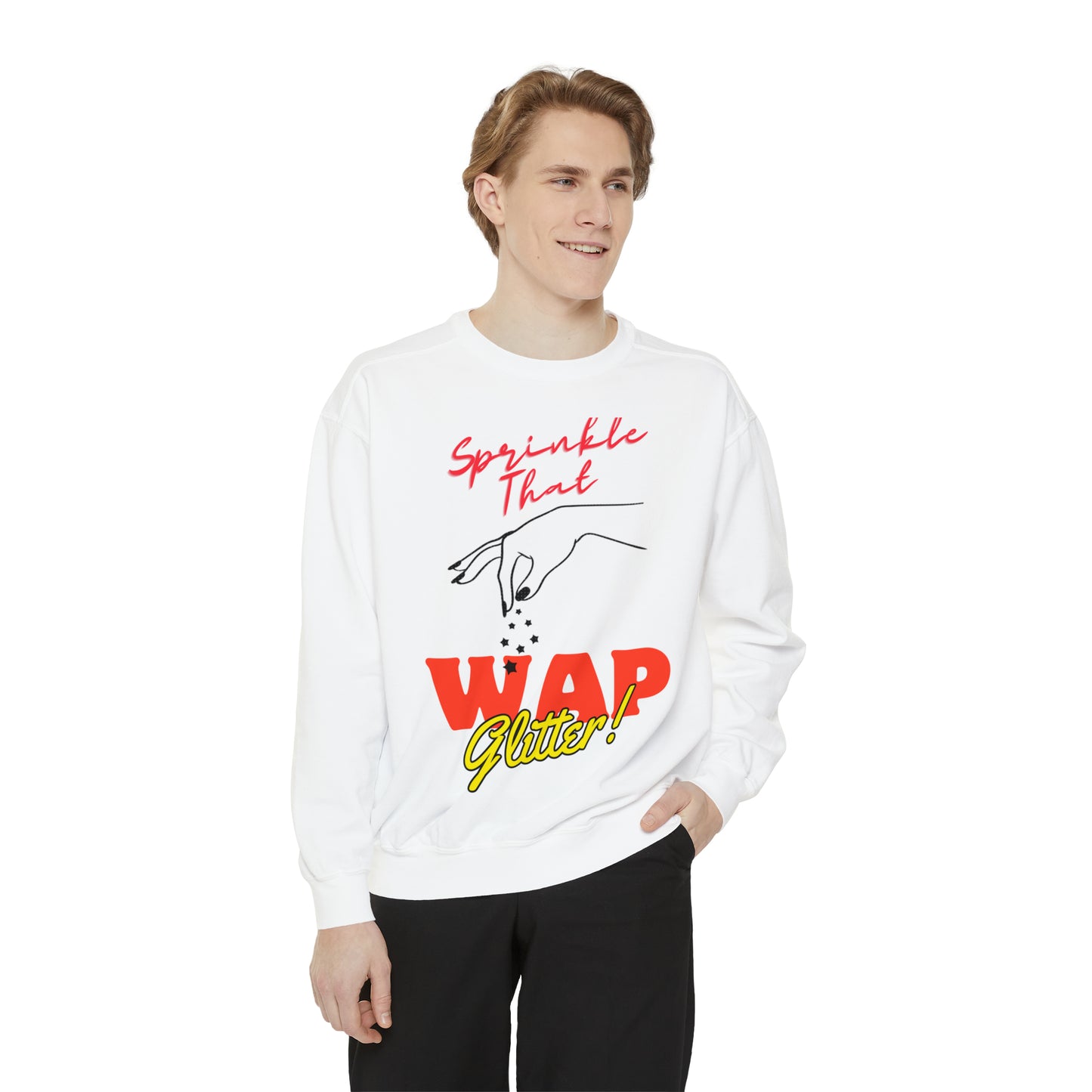 WAP Glitter-Dyed Sweatshirt