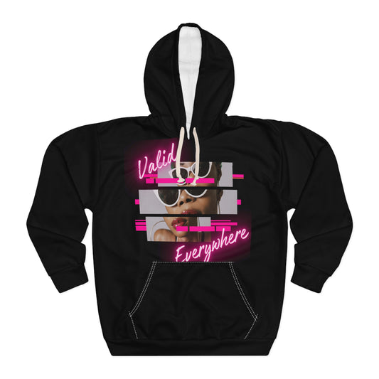 Facecard valid Pullover Hoodie (AOP)